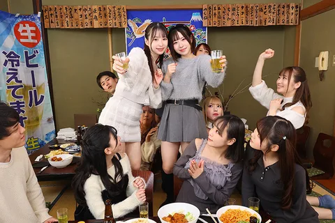 Pacoser Drinking Party VR! Renting out an Izakaya and Drinking Yariyari Sour and Hyper Orgy VR - Unforgettable Circle Drinking Party in Jonan Mizuhodai Univ. gallery