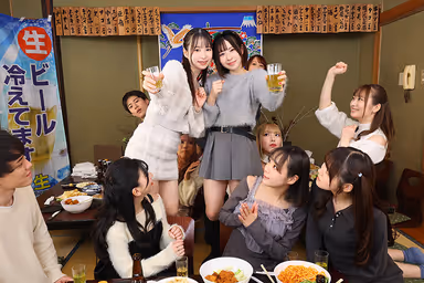 [VR] [8K VR] Pacoser Drinking Party VR! Renting out an Izakaya and Drinking Yariyari Sour and Hyper Orgy VR - Unforgettable Circle Drinking Party in Jonan Mizuhodai Univ. gallery