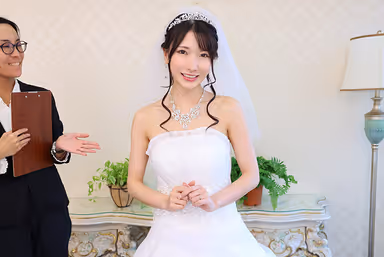 8K VR] During a wedding meeting with my girlfriend, I fell in lust with her in a wedding dress that she let me try on, and we confirmed our eternal love for each other via marriage sex Hikaru Miyanishi gallery