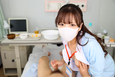 [VR] [8K VR] Hospitalization Life - Masked Beautiful Nurse Stares at You and Makes You Ejaculate Until You Leave the Hospital (URVRSP-350) gallery