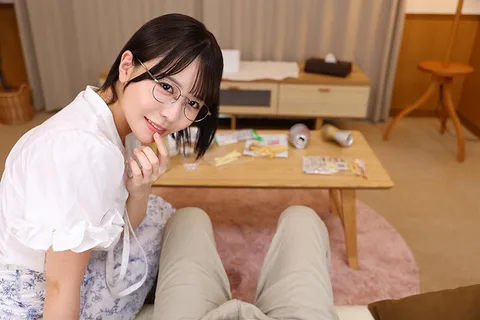 8K VR] The girl with sober glasses, who was drunk and unintentionally provoked a close range, had an erotic gap that she was shy to have sex all night long when I pushed her down. gallery