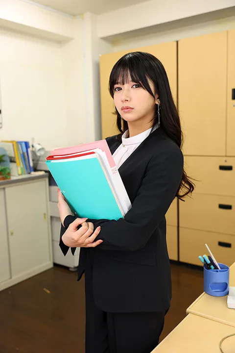 Silent Jealousy - A Jealous Senior Who is a Bad Mouth, Stares at You Silently and with Glaring Eyes, and Makes You Fall in Love With Her Until She Completely Falls in Intense Velocomedy Without Trying to Tell You Whether You Are There or Not - Karin Kitaoka gallery