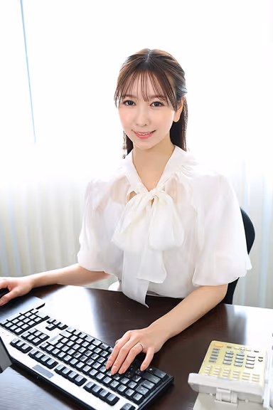 [VR] [8K VR] Working on a Holiday is a Cue for Adultery - Mendicant Egg Nakadashi Office Intercourse with a Subordinate with the Best Style that Makes You Sick - Ayami Mori gallery
