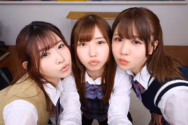 [VR] [8K VR] 3Year H Class Harem Bishojo Festival! All you can do live with all of them! gallery