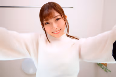 Miyu Aizawa - 8K - The First Experience of Falling into the Swamp of Kissing! Miyu Aizawa is gently swamped by the sweet tongue kiss of her older girlfriend. gallery