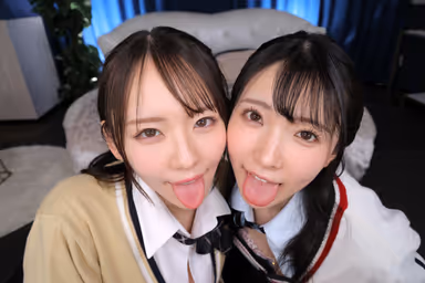 [VR] [8K] A Little Devil J-Style Duo’s After-School Breath Control Service: Drenched in Passionate, Deep Kisses and Suffocation Play That Pushes You to the Brink, Drowning You in Pleasure Until Your Brain Melts—Meisa Nishimoto & Hikaru Minazuki gallery