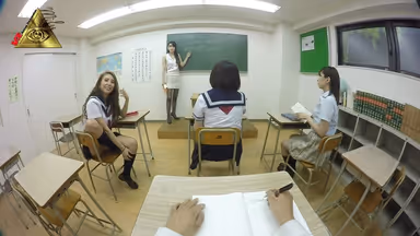[VR] Group Of Sluts At School! gallery