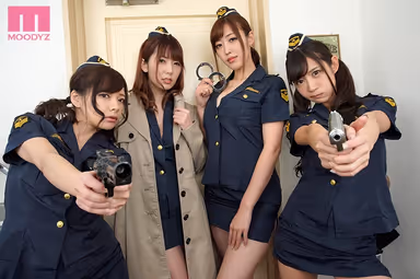 [VR] Miniskirt Panty Shot Police 24 Hours VR You've Suddenly Been Raided By The Cops, And Now You're Being Dragged Into A Holding Cell To Play That Game Of Good Cop Bad Cop, But Things Suddenly And Unexpectedly Turned Into A Hot Harlem Situation!! "But I Didn't Do Anything Wrong!" Can You Break Out Of This Prison And Escape These 4 Slut Cops...!? gallery