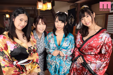 VR - A Trio Of Girls With Big Tits! - Go To A Hot Spring With Three Girls And Creampie All Of Them! - They Titty-Fuck You In The Mixed Bath, Then A Sleepover Leads To A Foursome - Finally A Festival Leads To Sweaty Sex That Night - Your Body And Soul Will Be Refreshed, Surrounded By Tits And Smiles! gallery