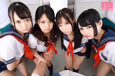 [VR] Miniskirt Panty Shot Action A Bad Girl Police VR Video As An Accomplice To The Crime, You're Being Furiously Investigated By 4 S******s! "If You Take Us Lightly, You'll Be Sorry!!" They May Look Cute, But These Bitches Are Gonna Give You The Hardcore Harlem Treatment Until You Confess Your Crimes A Five-Way Fuck Fest Special!! gallery