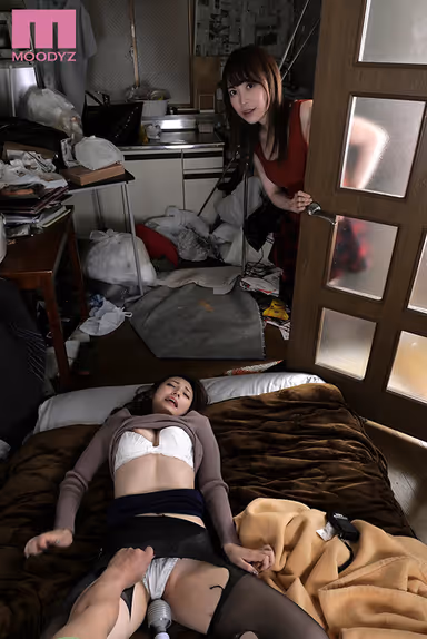 VR - Trouble With The Neighbors - The Stepmom And Stepdaughter Living Next Door Complained About Me Not Throwing Out My Garbage, So I Fucked Them Both In My Garbage Room! I Fucked The Stepmom In Front Of Her Stepdaughter, Then I Fucked The Stepdaughter Too! gallery
