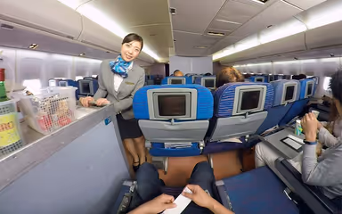 [VR] The Airplane Pervert Who Likes Flight Attendants Creampie Specials VR gallery