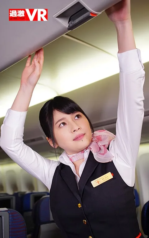 VR - Fobidden Relations At 10,000m In The Air - A Young Guy Is Nervous About Studying Overseas, But His Cabin Attendant Stepsister Comforts Him With Her Big Tits And Creampie Sex On The Plane - Maina Yuri gallery