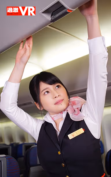 VR - Fobidden Relations At 10,000m In The Air - A Young Guy Is Nervous About Studying Overseas, But His Cabin Attendant Stepsister Comforts Him With Her Big Tits And Creampie Sex On The Plane - Maina Yuri gallery