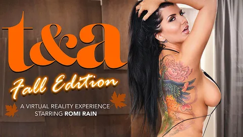 Romi Rain fucking in the den with her tits vr porn
