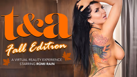Romi Rain fucking in the den with her tits vr porn
