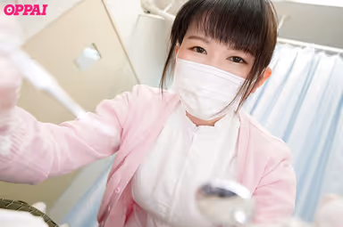 OPPAI I-cup Big Tits Dental Assistant VR/[Ceiling Special] Tsundere Female Boss's 10 Ejaculation Immoral Lascivious Woman VR Hitomi gallery