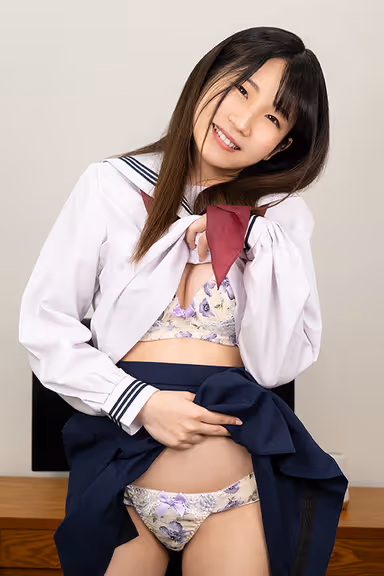 AQUA Night ●! Panting! Staring at each other! A beautiful girl in school uniform who has a devilish nature makes my reason go crazy... gallery