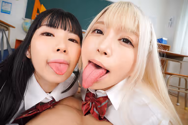 VR] I, the Lowest Ranked Girl in the School Caste, Am Used by the Highest Ranked Girls for Sexual Desire Processing - Nonoka Sato - Nanami Yokomiya gallery