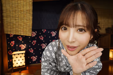 VR] Dreamy Nude R**e with a Beautiful Woman Found at a Hot Springs Hotel - Aya Onamai [8K gallery