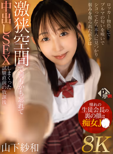 【VR】憧れの生徒会長の裏の顔は痴女JK ロッカー物色してブルマの匂いを嗅いでシコってたら本人に見つかり弱みを握られたボクは激狭空間で何もかも忘れて中出しSEXしまくった試験直前の放課後 山下紗和【8K】 gallery