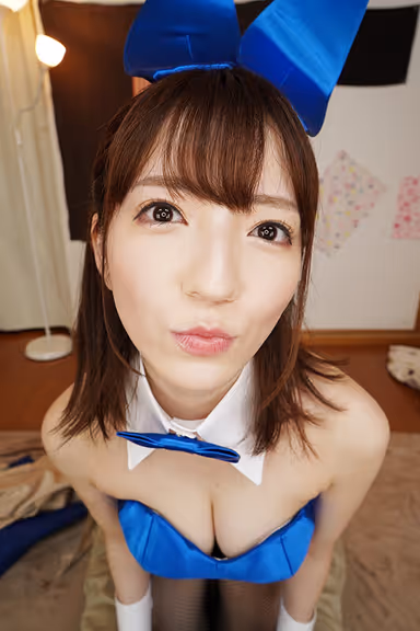 VR] Rubber-Free Pussy Fuck with a Bunny Girl with Beautiful Big Tits and Pleasure Nerves Running Wild! Nama Nakadashi SEX! gallery