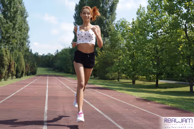 Jogging with Veronica Leal gallery