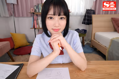 VR] Gcup Uniformed Beautiful Girl Loves Me Too Much! gallery