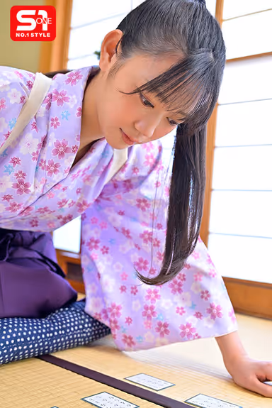 VR] The Hakama beauty of the rival (competitive karuta) with whom I felt a sense of destiny is not a romantic who has a thousand years of love in her heart... but a 175cm tall Aoharu uniformed girl with beautiful legs who is a "I want to see you = I want to have sex" super adulterous sexual desire monster. Mitsuha Asuha gallery