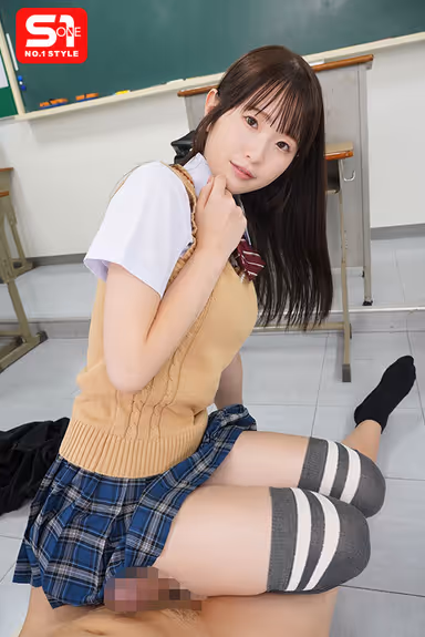 VR] [Absolute Area x Knee-High] A Slightly Cheeky and Mature Junior Student Provokes Me with a Glimpse of Her Thigh, a Glimpse of Her Hip, and a Glimpse of Her Panties, and She Plays With My 75cm-Tall Beautiful Legs! Sakika Shirakami gallery