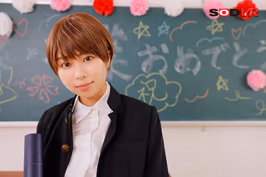 VR] Sempai Bishonen (handsome men) are girls! Surprised at the change of clothes you happened to see! What's that? Tits? After school, a good-looking lascivious girl squeezed my cum all over for 3 days... Natsu Sano gallery