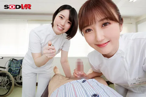 Rehabilitation Sexual Intercourse VR2 I, a patient with back pain, improve my back pain with dedicated sexual care! Erection power up! Rehabilitation 3P SEX by Angels in White Gently! gallery