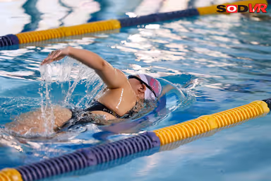 Momo Aoki's First VR - Sweaty Athlete Pistons and Fucks Like a Beast Until Morning at the Athletes' Residence for the World Swimming Championships! gallery