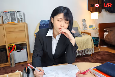VR] Lewd Bitchy Emotions Develop in Tutor's Sister's Anal and She Telepathically Appeals to My Heart "I Want a Cock"! Emotional Anal VR - Rui Otokoto gallery