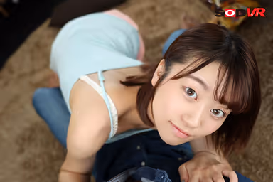 VR] Boyish and sensitive girlfriend encourages me all the time when I'm down and we have lovey-dovey first time sex! ～And I make her cum with my big dick. ～ Rio Natsuki gallery