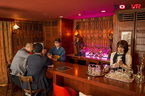 The beautiful bartender's exquisite sexual exploitation service that lasts until your testicles dry up Honoo Wakamiya gallery