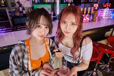 VR] 《Space Expansion/Ground Specialization x Ceiling Specialization》 Ultimate 3P Close Sandwich Sex. The girls are surrounded by the gals at a club in Shibuya where they are forcibly taken by their friends and they stay up late until the last train to the first train to squeeze and climax and exploit. gallery