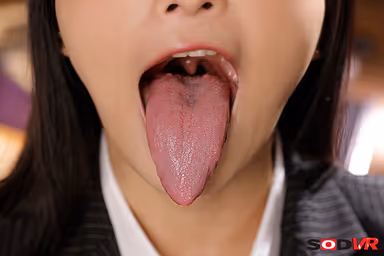 VR] The plain bureaucrat in the general affairs department suddenly kisses me, who just got married, with her too erotic and long tongue. I was so lost in the eroticism that I ended up having an affair within the company. gallery