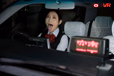 Sleeping While Riding in a Taxi. When I woke up, a beautiful cab driver was giving me a blowjob... Hana Kannou gallery
