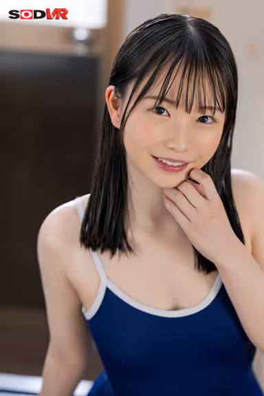 VR] A young girl who is in love with her classmate and her classmate who is in love with her, and she gets out of the pool class and gets up close and personal with wet hair and a wet body, and while feeling her cute little face, they kiss and do all sorts of adolescent squash ecchi. Kozue Fujita gallery
