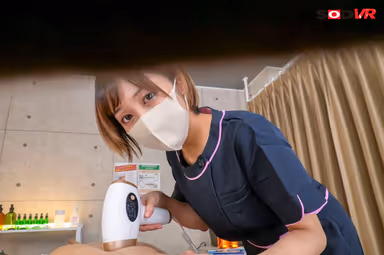 VR] About a Big-Breasted Esthetician at a Beauty Hair Removal Salon Seducing a Customer for SEX to Achieve this Month's Contract Quota. gallery