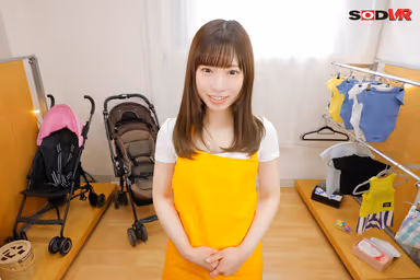 VR] My wife asked me to go shopping at a baby store, and I thought I was seeing Ms. Sasaki, a staff member at the store, but she confessed to me that she had seen me at the store before and had been curious about me... I was so happy to see her.... gallery