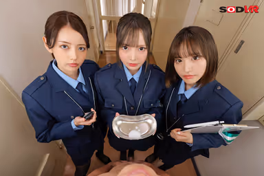 VR] Work of Juvenile Guard Lady "Allow Ejaculation" Nakadashi Rehabilitation Facility VR gallery