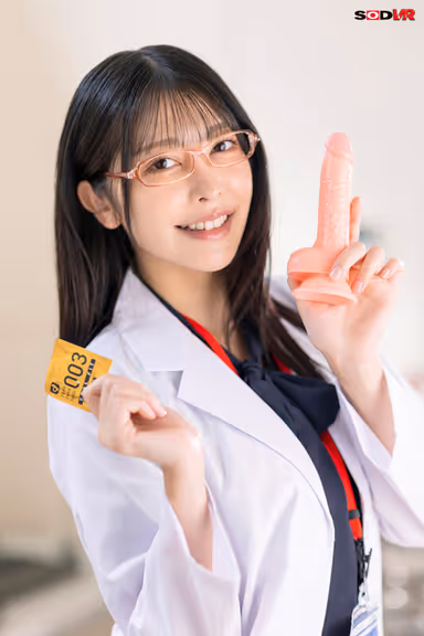 VR] First Penis Research Report by a 22 year old female student who grew up in an all-girls school and has no experience with the opposite sex - Efficient Continuous Ejaculation and the Pleasures of Sexual Intercourse Including Nakadashi - Hinako Mori gallery