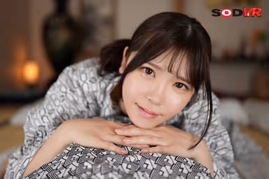 VR] When I woke up in the morning at an inn on a business trip, a junior female employee spoiled me while wearing a yukata... The sassy junior employee who I didn't get along with that much suddenly fell in love with me! Akari Minase gallery