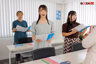 VR] Egg announcer who accepts sexual entertainment for the sake of her future: The reality of a pillow job offer from a major key station Miss Tate●Hakuto, 21, a member of T●S Announcement School gallery