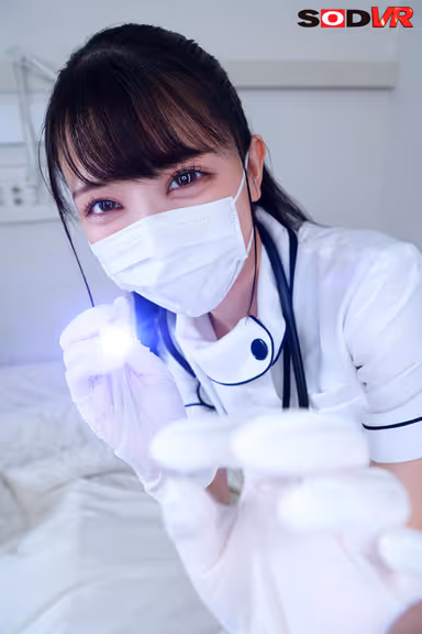 VR] Days with an overly kind new nurse who smiles and nudges me when I'm hurt, Hikaru-san. gallery