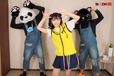 VR] Dancer Sister with 120 Smiles Working at a Popular Theme Park! She helps me with stretching and gives me, a new staff member who got an erection from dancing with a pantyhose, a divine nubile service! 5 shots in total Mea Amami gallery