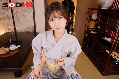 VR] "You're so naughty..." A young proprietress with a calm personality and a weak pushiness whom you meet at a ryokan (Japanese inn) in Kyoto, Japan, serves her regular VIP customers only in a yukata with no bra and a pussy. gallery