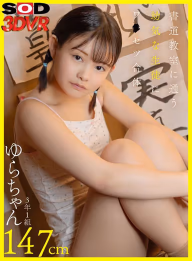 VR] Yura-chan, 147cm, 3rd year class 1, Wa-Setsu Combination with a Youngish Student in a Japanese Calligraphy Class gallery